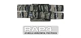 4x MOLLE Horizontal Pod Pouch (Tiger Stripe) - paintball chest protector