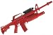 222A M16(M203)Airsoft BB Rifle/Gun-Dark Purple colour