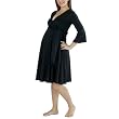 Eve Alexander Smoothing Maternity/Nursing Robe - Ebony