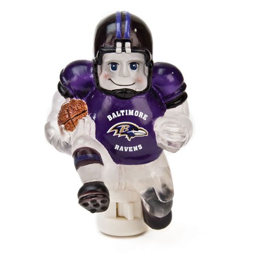 Pack of 2 NFL Baltimore Ravens Football Player Night Lights