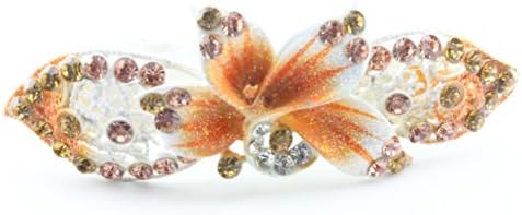 Miss Dong Beautiful Jewelry Flowers pearl Crystal hairpin hair clip yellow