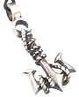 Navy Officer Anchor Pewter Pendant Necklace