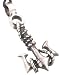 Navy Officer Anchor Pewter Pendant Necklace