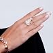 Crystal Frog Ring