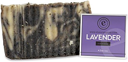 Handmade Lavender Soap by eLuxurySoap, 3 Pack