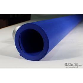 Blue Chroma key Compatible Seamless Background Backdrop Paper 9 Ft wide