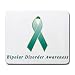 Bipolar Disorder Awareness Ribbon Mouse Pad