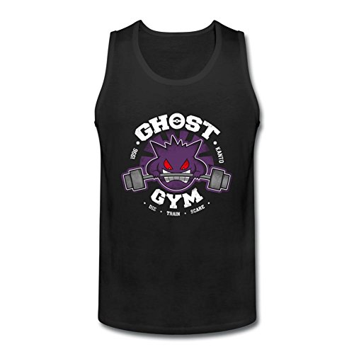 FQYPMC Man 100% Cotton Pokemon Gengar Tank Top