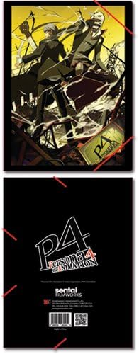 Persona 4 TV Key Art Elastic Band Document Folder File Folder