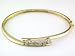 14K 1.00 CTW Diamond Journey Bangle