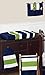 Navy Blue and Lime Green Stripe Baby Boy Bedding 11 Piece Crib Set without bumper