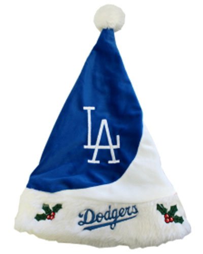 Los Angeles Dodgers Color Block Santa Hat