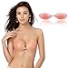 HDE Strapless Self Adhesive Bra Silicone Invisible Backless Stick-On Push-up Bra