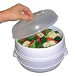 2 Tier Microwave Steamer Food Cooker - As Seen On Tv