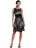 Donna Morgan Womens Sleeveless Printed Jersey Dress