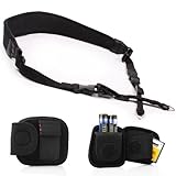 Cushioned Neo-Absorption Camera Strap and Two-Pack of Neoprene SD Card / Ba ....
