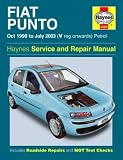 Haynes Fiat Punto Oct 1999 - July 2003  Car Manual Workshop Service & Repair Book