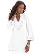 Crushed Cotton Embroidery Work Kurta Tunic