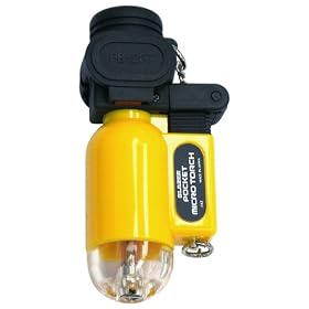 Blazer PB207 Butane Refillable Torch Lighter - Yellow Finish