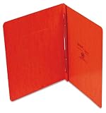 Oxford 12731 Pressguard Report Cover with Reinforced Side Hinge, 11 x 8-1/2, Tangerine, Carton of 100