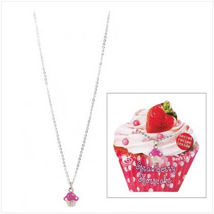 Strawberry Shortcake Necklace by Zorbitz