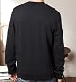 Pure Cotton Crew Neck Sweat Top [T28-1102B-S]