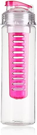 Sport Water Bottle with Fruit Infuser (Pink)