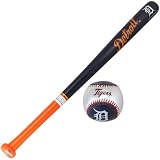 MLB Detroit Tigers Team 25-Inch Wood Bat and Soft Strike Ball Set