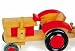 Wooden Tractor with trailer and farm animals_s-1