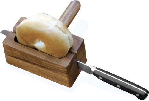 Ironwood Gourmet Acacia Wood Bagel Miter