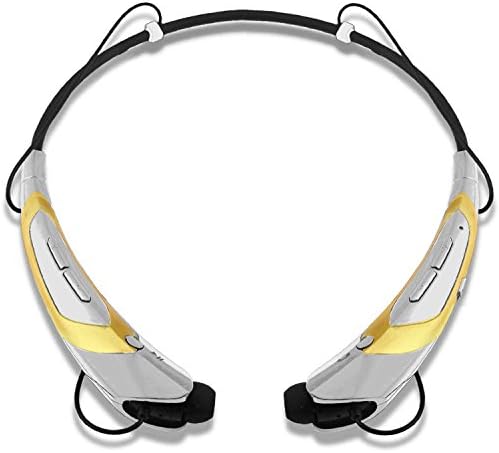 Universal Bluetooth Neckband Headphones S Gear -HV-Digitial 800 Wireless Headset Sweatproof Running Gym Exercise Stereo Earphones Noise Cancelling Earbuds Cordless SilverGold