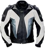 TOURMASTER/CORTECH IMPULSE MOTORCYCLE JACKET BK/WH/SL SIZE:SML