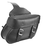 ALC Saddlebags 8209-04 Daytona II Chubby Premium Vinyl Plain Detach Throw-Over Saddlebag - Pair