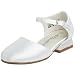 Miss Coloriffics Toddler/Little Kid Jessie Sandal,White Satin,11 M US Little Kid