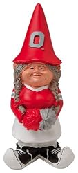 NCAA Ohio State Buckeyes Cheerleader Garden Gnome [Sports]