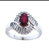 Almaz Platinum Ruby & Diamond Ring (Ruby 1.05ct , Dia 2.75ct)