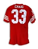 Roger Craig Autographed/Hand Signed San Francisco 49ers Red Throwback Jersey Inscribed ''3X SB Champ