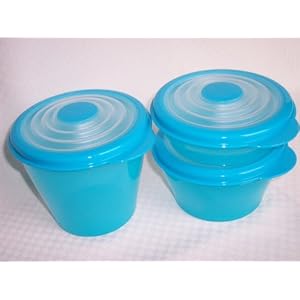 Tupperware Stuffables Flex Mini Set 1+2+3 Cup NEW Aqua by