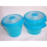 Tupperware Stuffables Flex Mini Set 1+2+3 Cup NEW Aqua