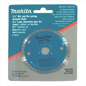 Buy Makita 724950-8D 3-3 8-Inch Wet Cutting Diamond Saw Blade with 15-Millimeter Arbor... by Makita now!