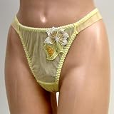 Venus 2 Pack $30 Lemonade Yellow Thong Panty #0143 sz M