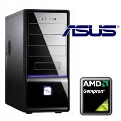 Tronics24 EinsteigerPC AMD AM3 Sempron 145 mit 2.8 GHz, 2 GB DDR3, Asus mit AMD HD3000, 250 GB SATA, DVD-Brenner, Cardreader, Sound, GigabitLan, Office PC