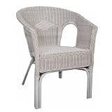 White Rattan Chair PR33