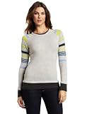 Minnie Rose Womens Cashmere Double Layer Ski Pullover Sweater