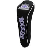 MLB Colorado Rockies Black Golf Club Headcover