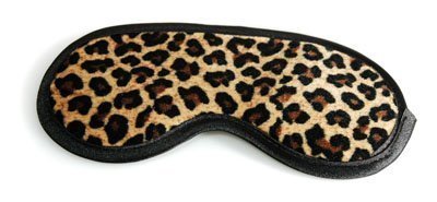 Soft Padded Bondage or Sleep Eye Mask in Sexy Leopard Offered By the Candie Store (Beware of Imitators!)
