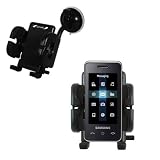 Samsung SGH-F490 Flexible Car Windshield Holder - Gomadic Brand