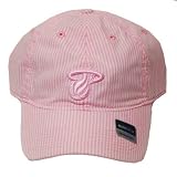 NBA OFFICIAL REEBOK WOMEN LADY PINK MIAMI HEAT CAP HAT