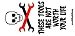 Skull These Tools Are Not Worth Your Life Toolbox Bumper Sticker / Decal