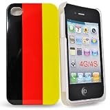 Slabo Silikon Schutzh�lle H�lle Case f�r Apple iPhone 4s | iPhone 4 - "Deutschland Fan Artikel | WM 2012" GERMANYvon "Slabo"